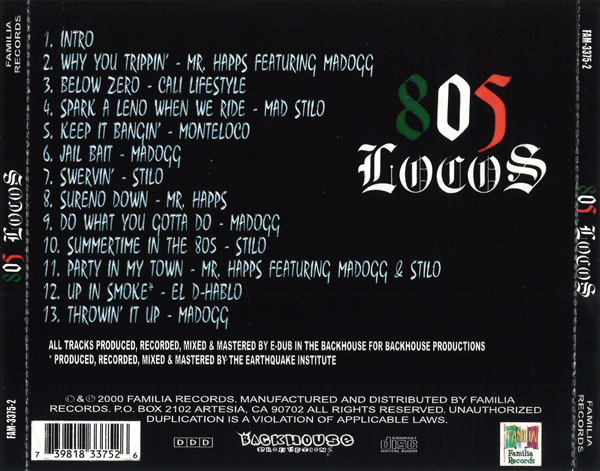 805 Locos Chicano Rap 805 Locos Chicano Rap